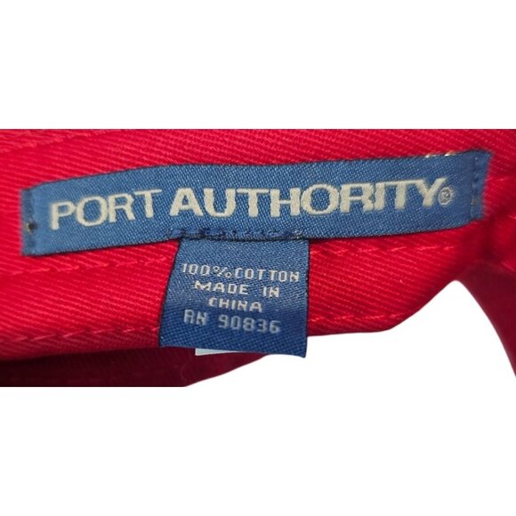 Skittles Port Authority Visor Hat Adjustable Cotton Red Merchandise Branded - Picture 2 of 9